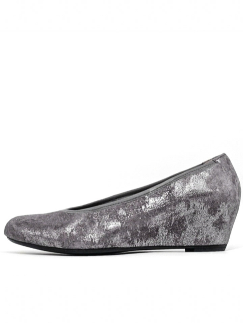 New HoverCraft Sacchetto Leather & Suede Low Heel Comfort Wedge Pumps By Gabor